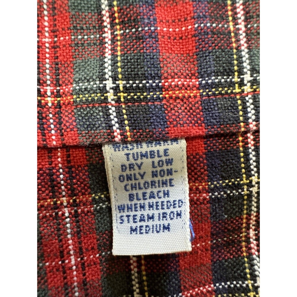 Polo Ralph Lauren Shirt Mens XL Red Blue Green Plaid Button Down Preppy - Picture 5 of 10